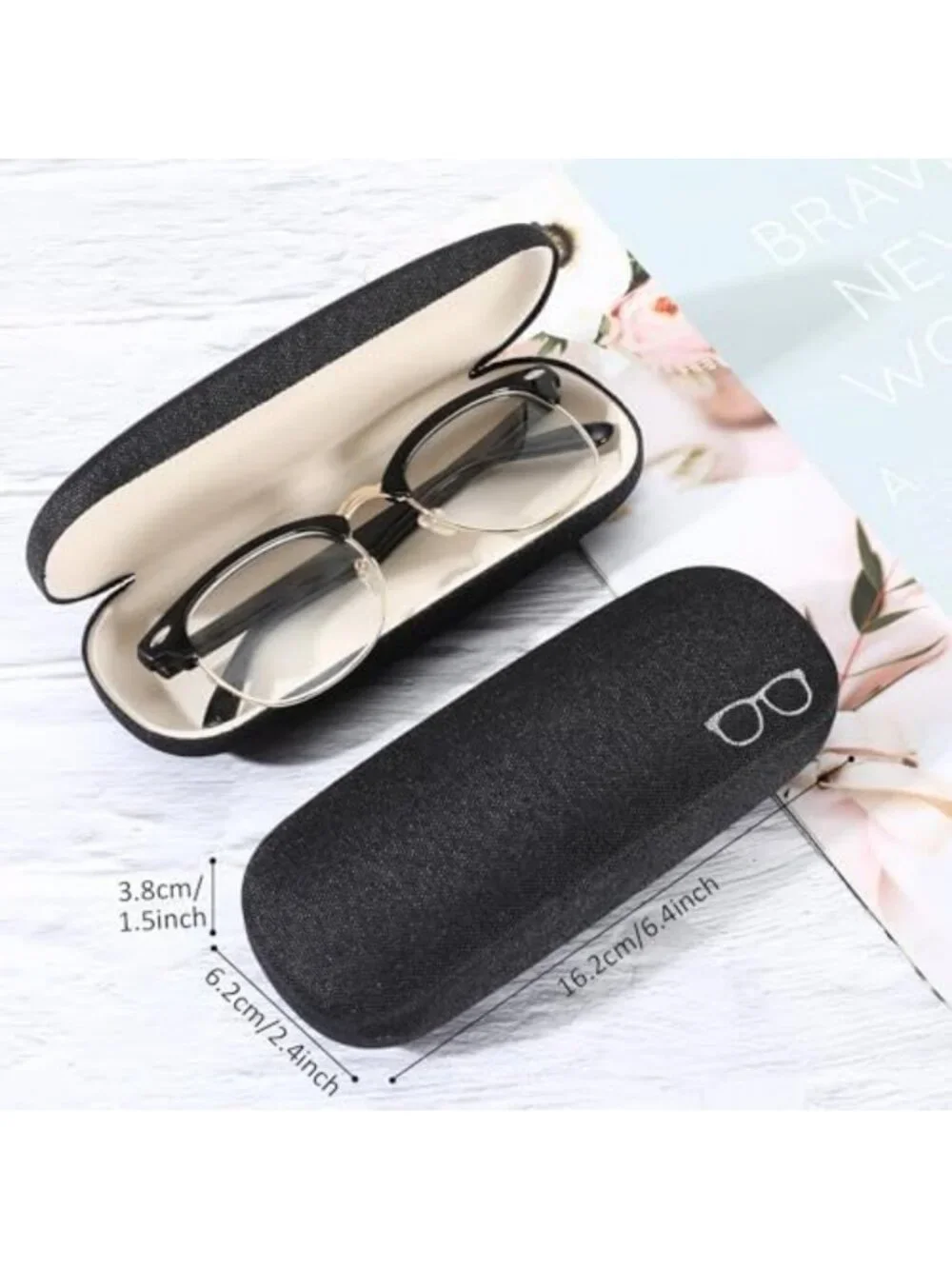 Durable Hard Shell Glasses Case - Stylish Eyewear Storage, Bulk Pack Option